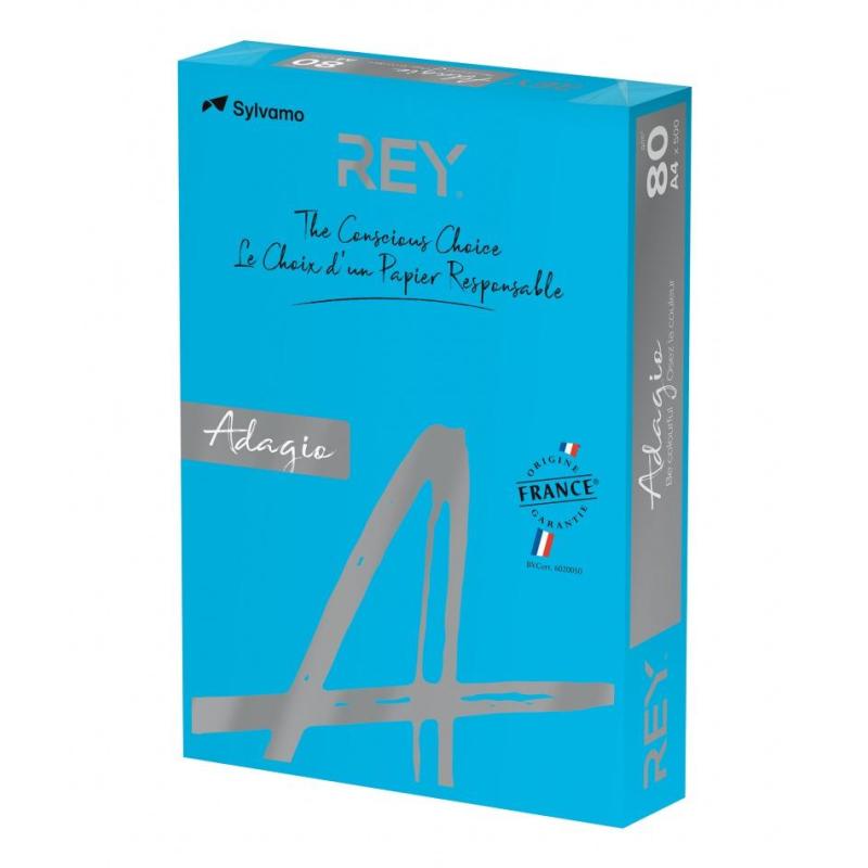 PAKIET Papier ksero REY ADAGIO, A4, 80gsm, 51 ciemny niebieski intense *RYADA080X420 R200