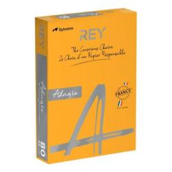 PAKIET Papier ksero REY ADAGIO, A4, 80gsm, 70 pomarańczowy intense *RYADA080X415 R100