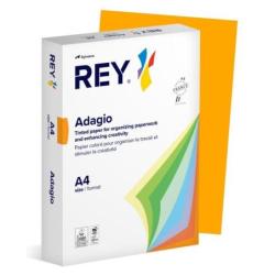 PAKIET Papier ksero REY ADAGIO, A4, 80gsm, 70 pomarańczowy intense *RYADA080X415 R100