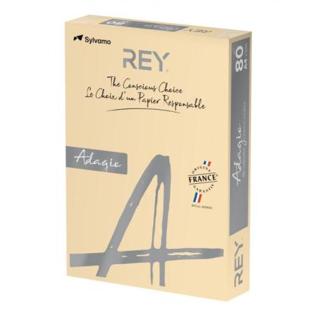 PAKIET Papier ksero REY ADAGIO, A4, 80gsm, 38 piaskowy pastel *RYADA080X430 R200