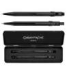 Zestaw długopis 849 i ołówek 844 CARAN D'ACHE Black Code, w etui, czarny