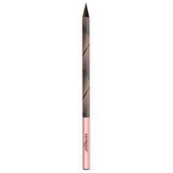 Ołówek KEYROAD Metallic, okrągły, czarne drewno, 12 szt., holograficzne wzory