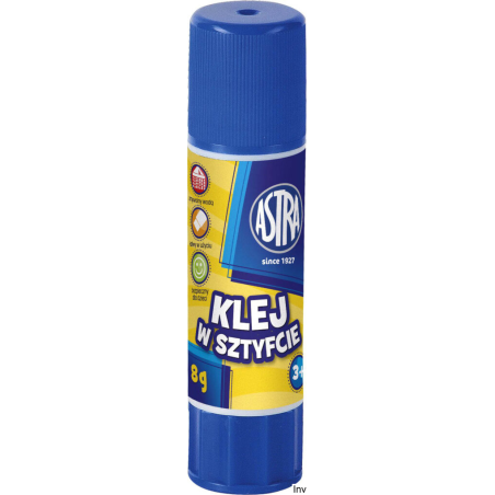 Klej w sztyfcie Astra 8g do papieru i kartonu