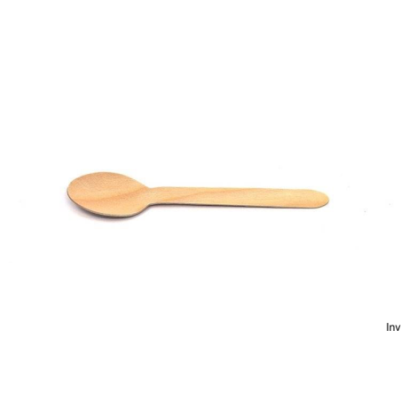 Łyżeczka drewniana Papstar 11 cm 100 sztuk ekologiczne do deserów