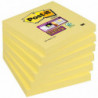 Karteczki samoprzylepne POST-IT Super Sticky (654-6SSCY-EU), 76x76mm, 1x90 kart., żółte