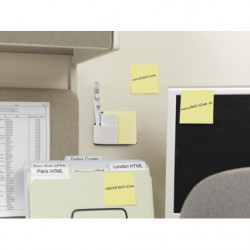 Karteczki samoprzylepne POST-IT Super Sticky (654-6SSCY-EU), 76x76mm, 1x90 kart., żółte