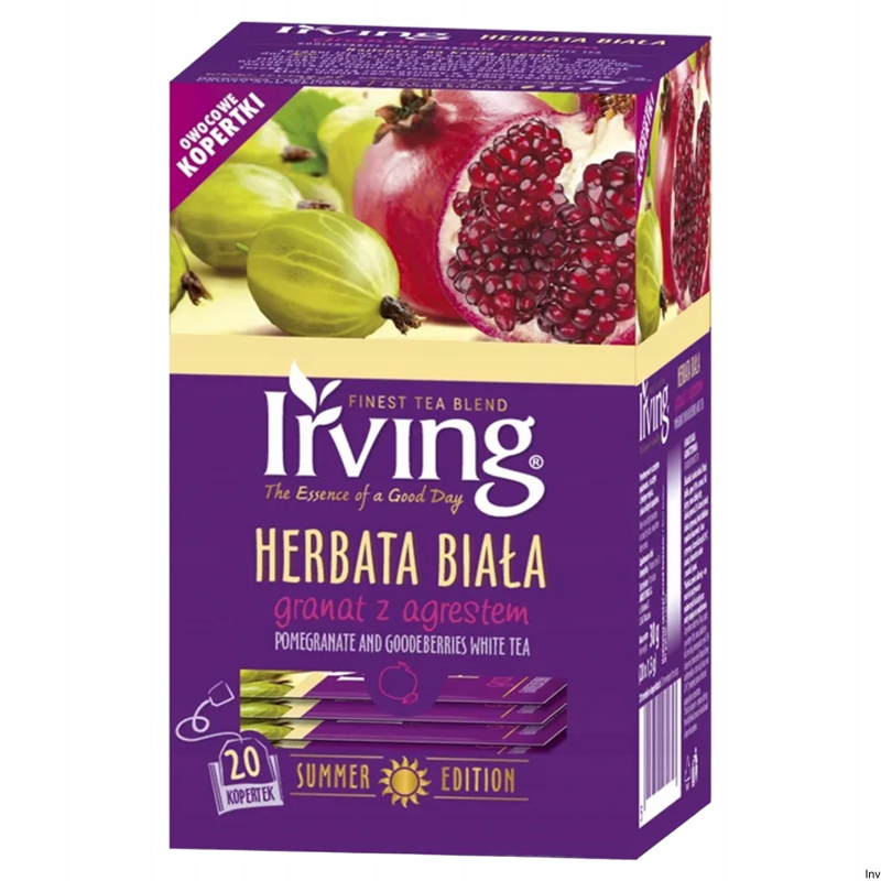 Herbata IRVING Granat z Agrestem 20 kopert 1,5 g