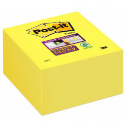 Kostka samoprzylepna POST-IT Super Sticky (2028-S), 76x76mm, 1x350 kart., ultra żółta - 1