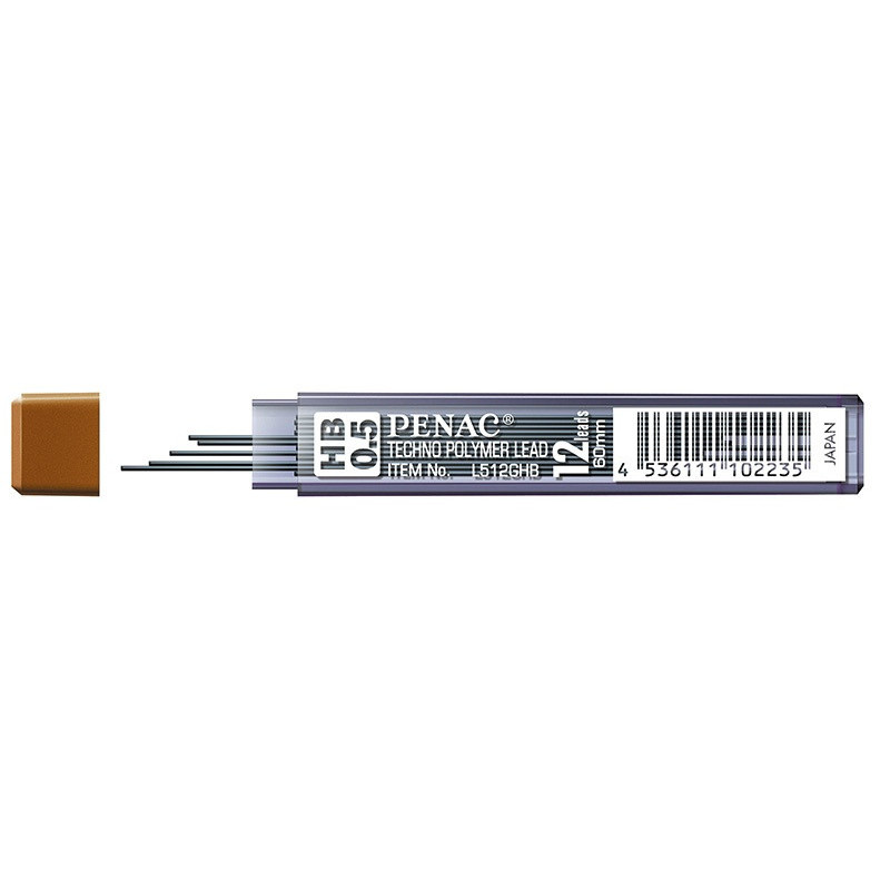 PAKIET Grafity do ołówków PENAC 0,5mm, HB