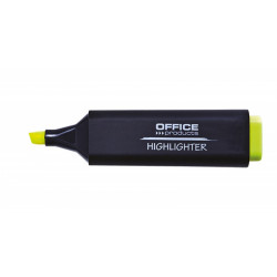 Zakreślacz fluorescencyjny OFFICE PRODUCTS, 1-5mm (linia), żółty, 10 szt.