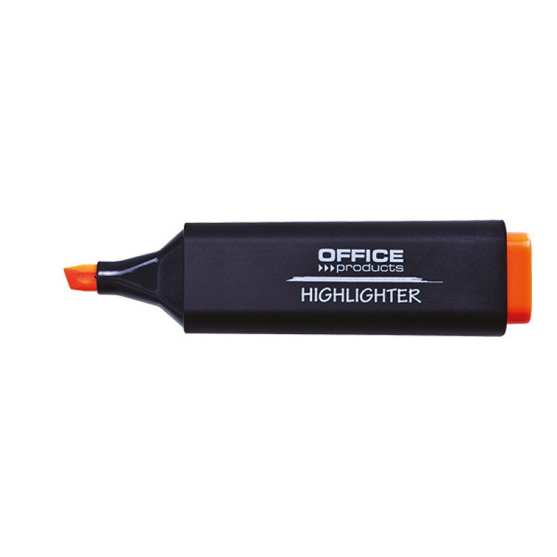 PAKIET Zakreślacz fluorescencyjny OFFICE PRODUCTS, 1-5mm (linia), pomarańczowy