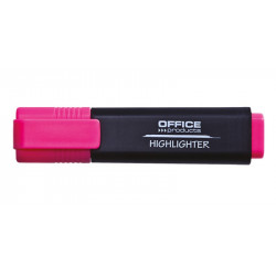 PAKIET Zakreślacz fluorescencyjny OFFICE PRODUCTS, 1-5mm (linia), różowy