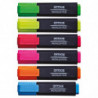 PAKIET Zakreślacz fluorescencyjny OFFICE PRODUCTS, 1-5mm (linia), różowy