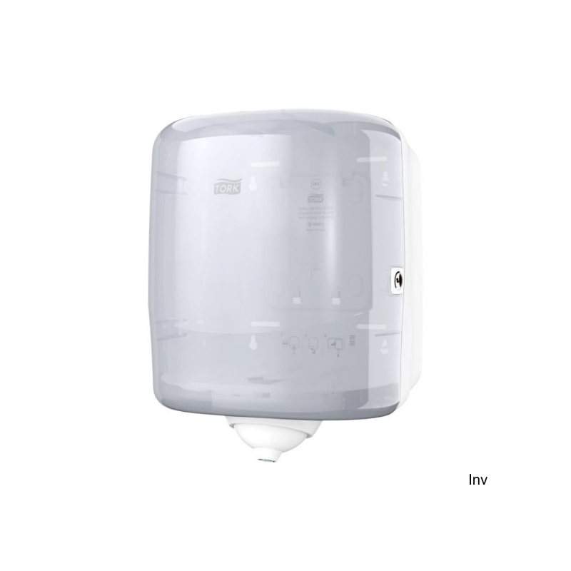 Dozownik Tork Reflex MIDI H4 do ręczników centralnego dozowania, biały, 1 listek, system M4, plastikowy