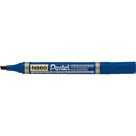 Marker permanentny niebieski ścięta końcówka 1,2-4,5 mm Pentel