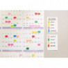 Zestaw promocyjny zakładek POST-IT (680 -P10+2), PP, 25,4x43,2mm, 10x50 kart.+2x50 GRATIS, mix kolorów