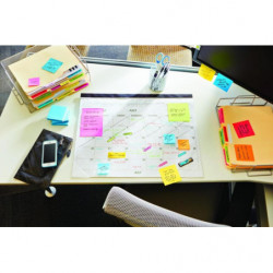 Zestaw promocyjny zakładek POST-IT (680 -P10+2), PP, 25,4x43,2mm, 10x50 kart.+2x50 GRATIS, mix kolorów