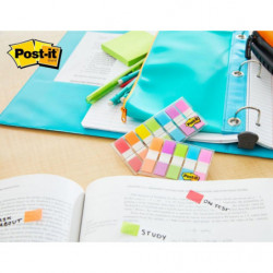 Zakładki indeksujące POST-IT (683-5CB), PP, 11,9x43,2mm, 5x20 kart., mix kolorów