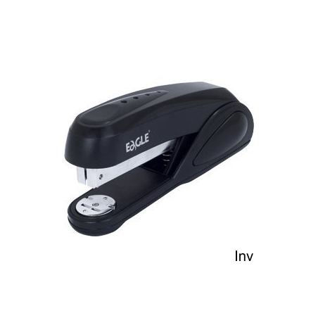 Zszywacz Eagle S5105 czarny, zszywa do 20 kartek, metalowa konstrukcja, dwa rodzaje zszywania, wskaźnik zszywek