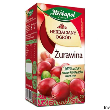Herbata Herbapol Herbaciany Ogród Żurawina 20 saszetek