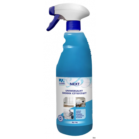 VIJUSA Next 0,75l uniwersalny środek czyszczący do szkła, drewna, metalu, kamienia, ceramiki i plastiku