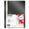 PAKIET Skoroszyt OFFICE PRODUCTS, PP, A4, miękki, 100/170mikr., czarny