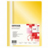 PAKIET Skoroszyt OFFICE PRODUCTS, PP, A4, miękki, 100/170mikr., żółty
