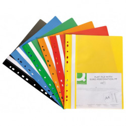 PAKIET Skoroszyt Q-CONNECT, PP, A4, standard, 120/170mikr., wpinany, czarny