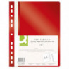 PAKIET Skoroszyt Q-CONNECT, PP, A4, standard, 120/170mikr., wpinany, czerwony