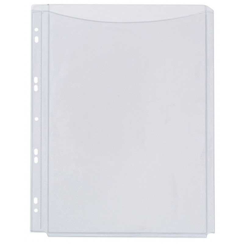 Koszulki na katalogi Q-CONNECT, PVC, A4, krystal, 180mikr., 5szt.
