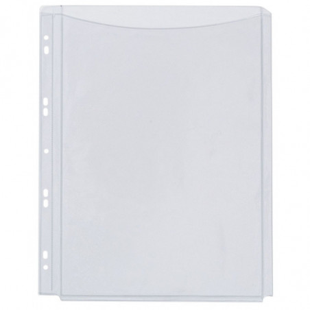 Koszulki na katalogi Q-CONNECT, PVC, A4, krystal, 180mikr., 5szt.