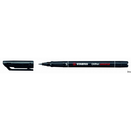Foliopis Stabilo OHPen niezmywalny 0.4 mm czarny
