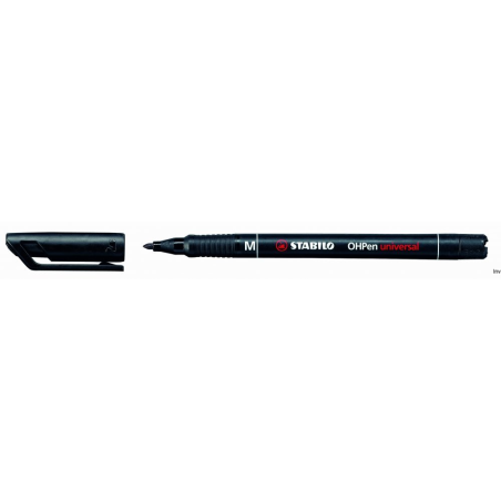 Foliopis Stabilo OHPen niezmywalny 1.0 mm czarny 843/46