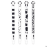 Długopis wymazywalny Happy Color BLACK&WHITE, 0.5 mm, niebieski, z gumką do wycierania