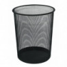 Kosz na śmieci Q-CONNECT Office Set, metalowy, 19l, czarny