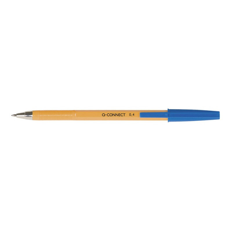 PAKIET Długopis Q-CONNECT z wymiennym wkładem 0,4mm (linia), niebieski