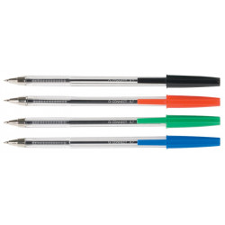 PAKIET Długopis Q-CONNECT z wymiennym wkładem 0,7mm (linia), niebieski