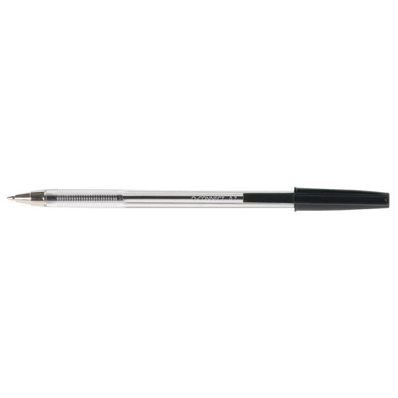 PAKIET Długopis Q-CONNECT z wymiennym wkładem 0,7mm (linia), czarny