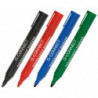PAKIET Marker permanentny Q-CONNECT, okrągły, 2-3mm (linia), czerwony