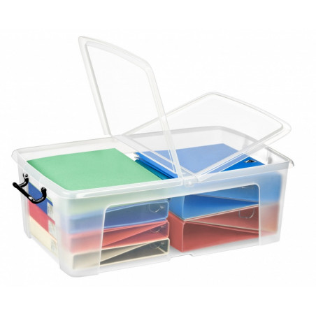 Pojemnik biurowy CEP Smartbox, 50l, transparentny