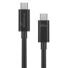 Kabel USB-C MEDIARANGE, 60W max, 5 Gbps, 1,2m, czarny
