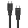 Kabel USB-C MEDIARANGE, 100W max, USB 3.2, 3m, czarny