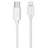 Kabel USB-C MEDIARANGE Apple Lightning, 1m, biały