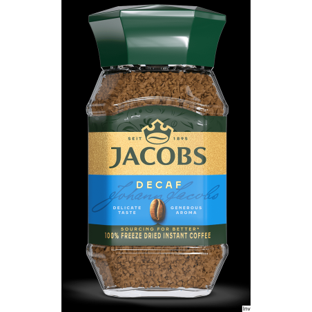 Kawa rozpuszczalna Jacobs Kronung Decaff bezkofeinowa 100g