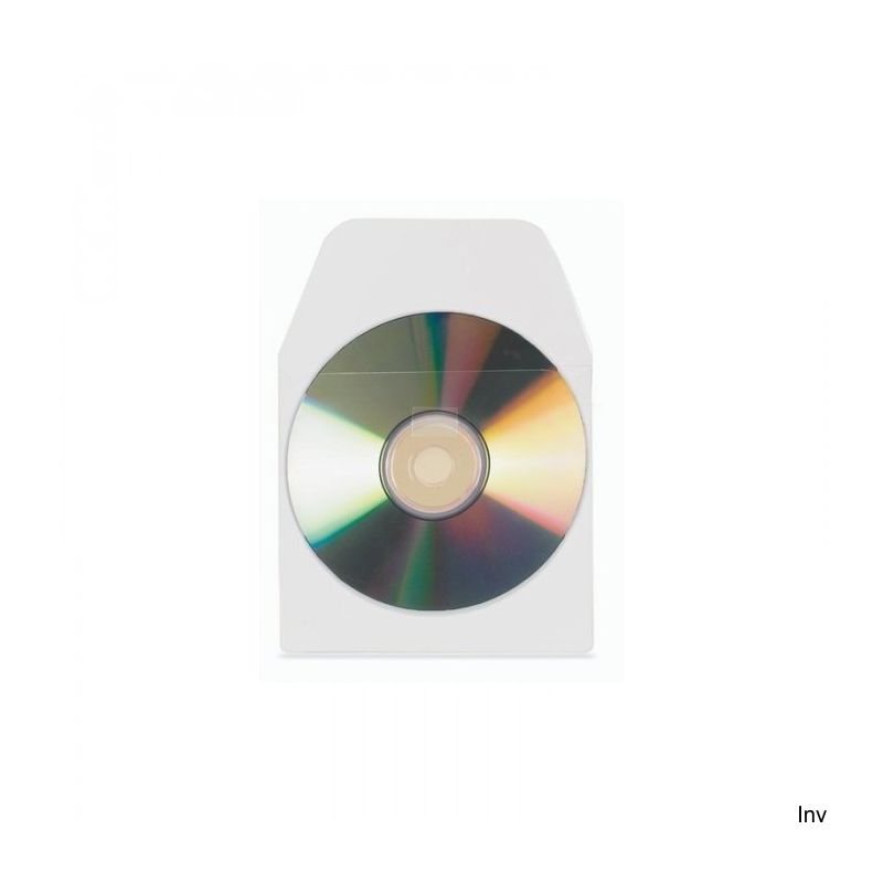 Samoprzylepna kieszeń na CD 3L 127x127mm z zamknięciem