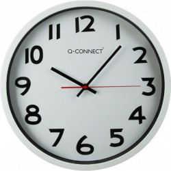 Zegar ścienny Q-CONNECT Warsaw, 34cm, biały