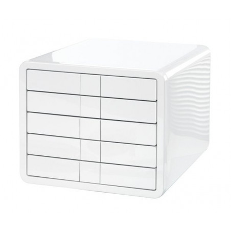 Zestaw 5 szufladek HAN iBox, ABS, A4, biały