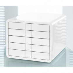 Zestaw 5 szufladek HAN iBox, ABS, A4, biały