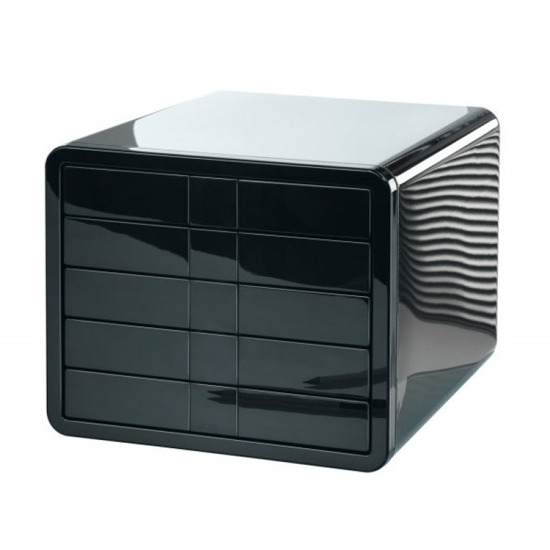 Zestaw 5 szufladek HAN iBox, ABS, A4, czarny