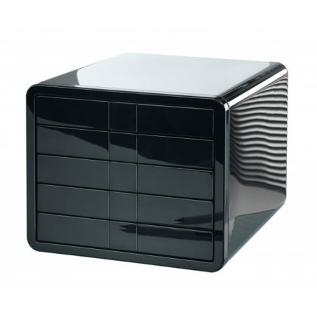 Zestaw 5 szufladek HAN iBox, ABS, A4, czarny